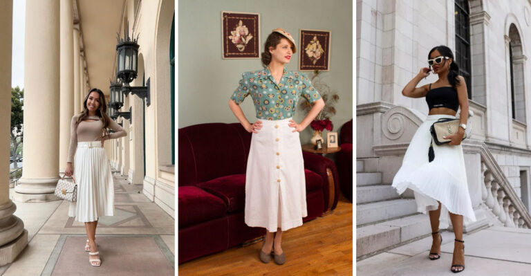Say Goodbye to Dark Clothes in Summer: These 19 White Skirts Are Taking the Stores by Storm for Their Style and Freshness