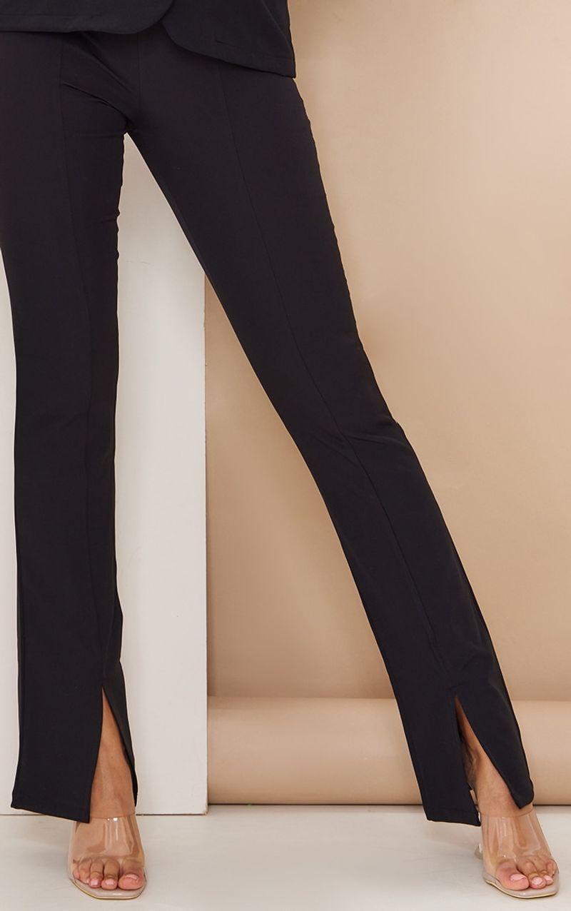 Split-Hem Ankle Trousers