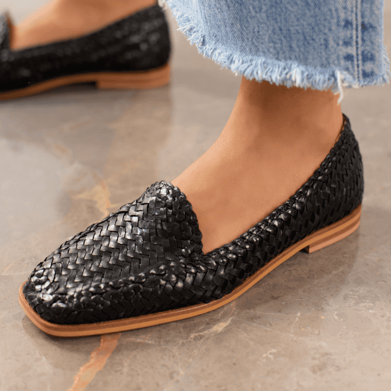 Basketweave Loafers