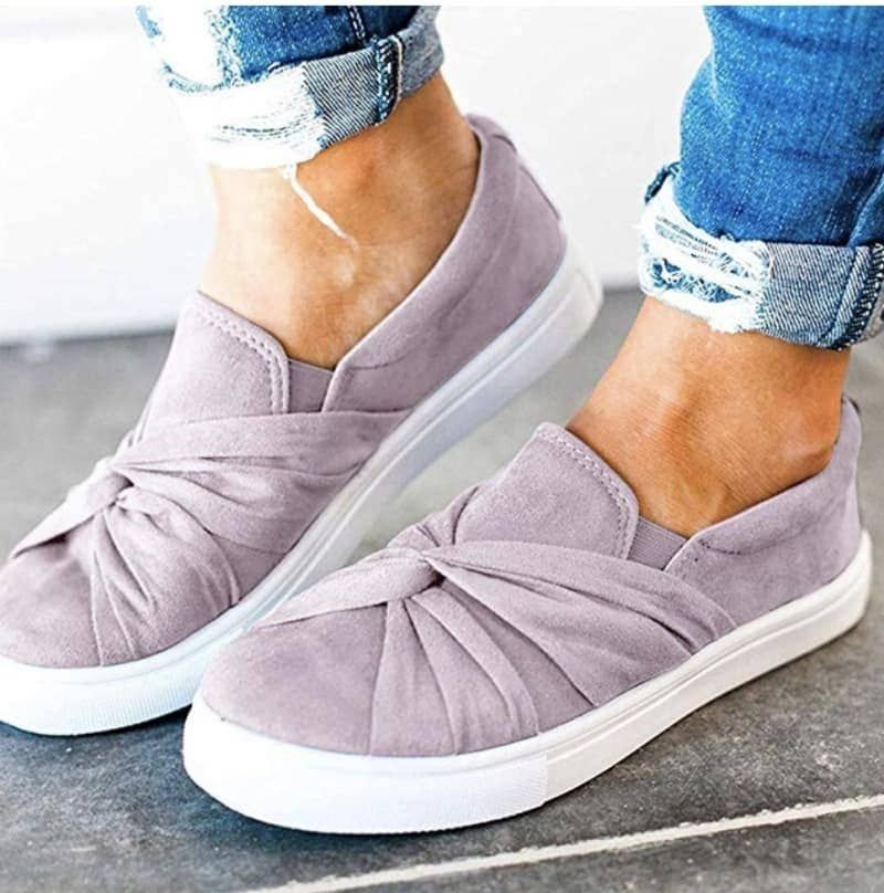 Elastic-Front Slip-Ons
