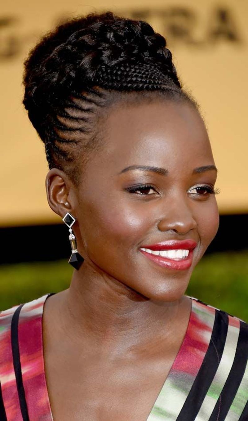 Goddess Braids Updo