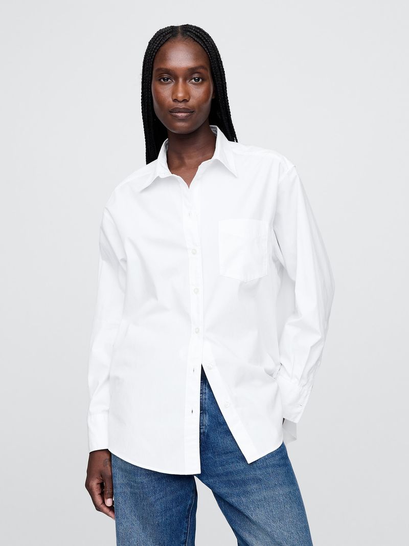 Oversized Cotton Poplin Shirts