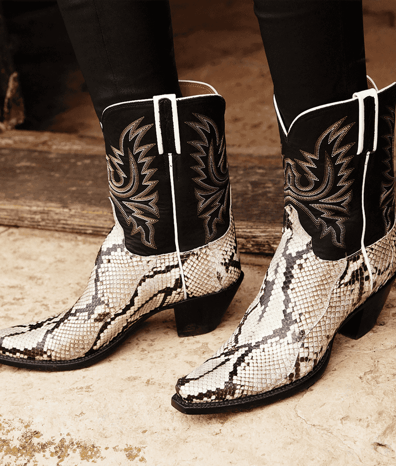 Snake Skin Boots