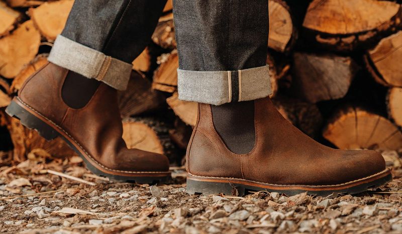 Sleek Leather Chelsea Boots