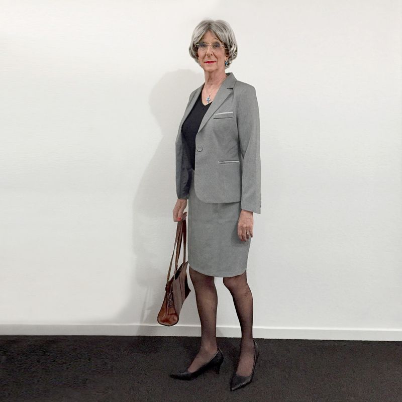 Outdated Matchy-Matchy Skirt Suits