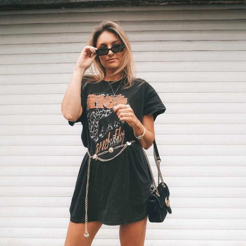 Oversized Shirt Dress