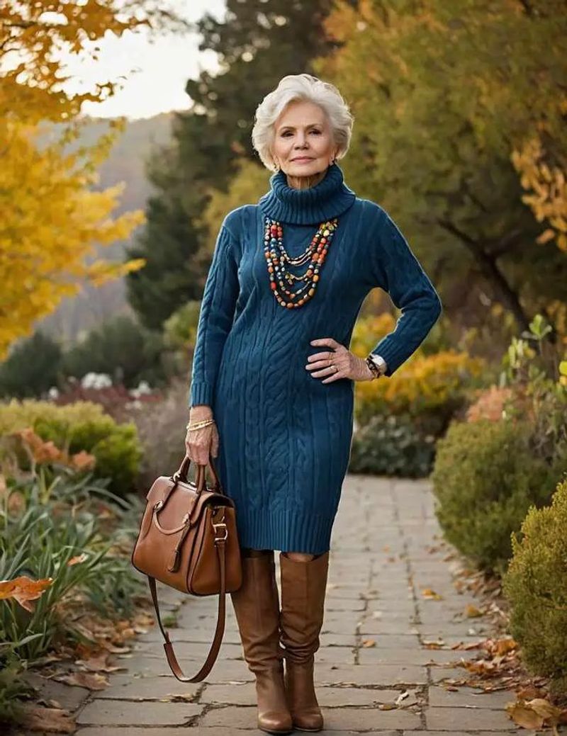 Sweater Dresses with Texture