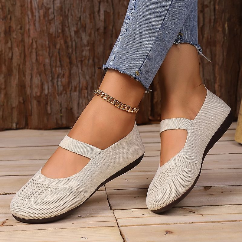 Stretchy Knit Mary Janes