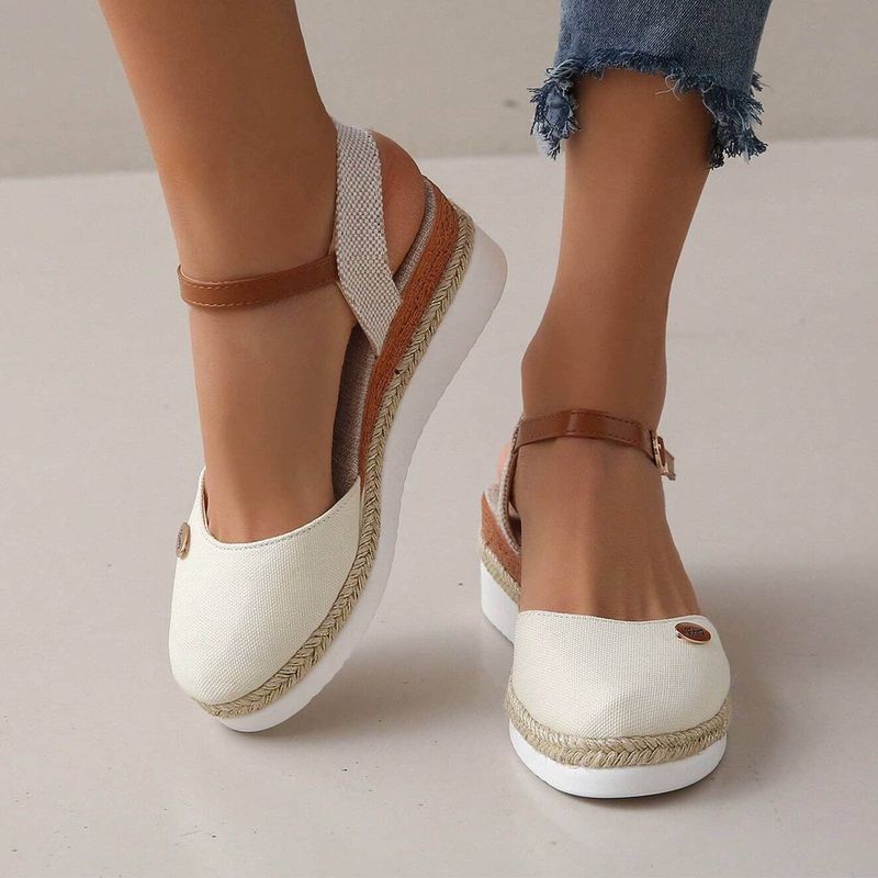 Rigid Espadrilles With Rope Soles