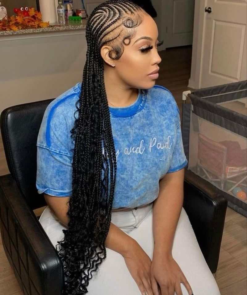 Cornrow-to-Ponytail Versatility
