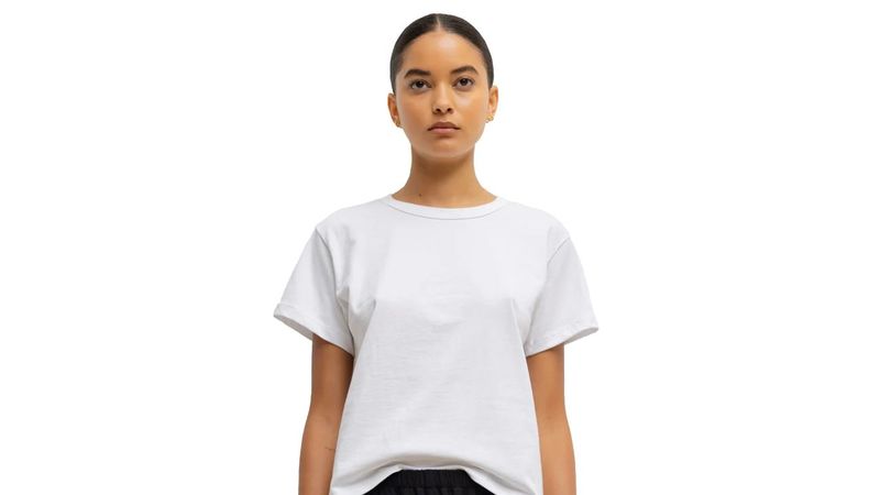 High-Quality Plain White Tee