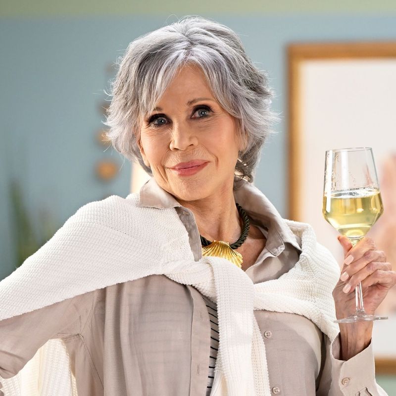 Silver Choppy Bob