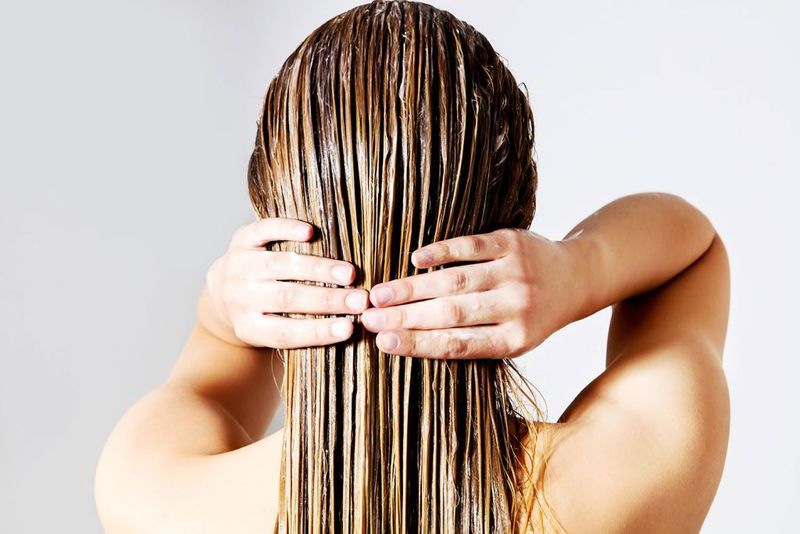 Washing Hair With Scorching Water