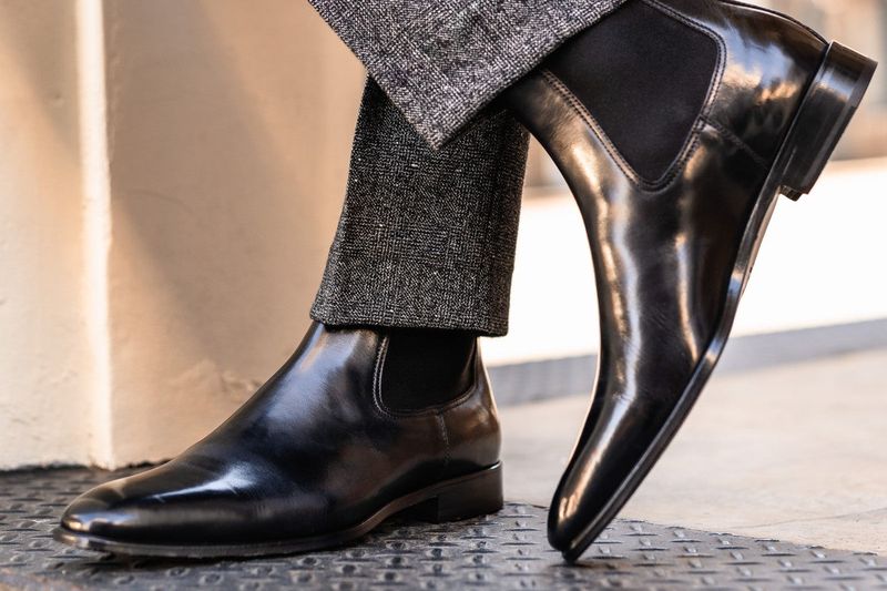 Polished Chelsea Boots