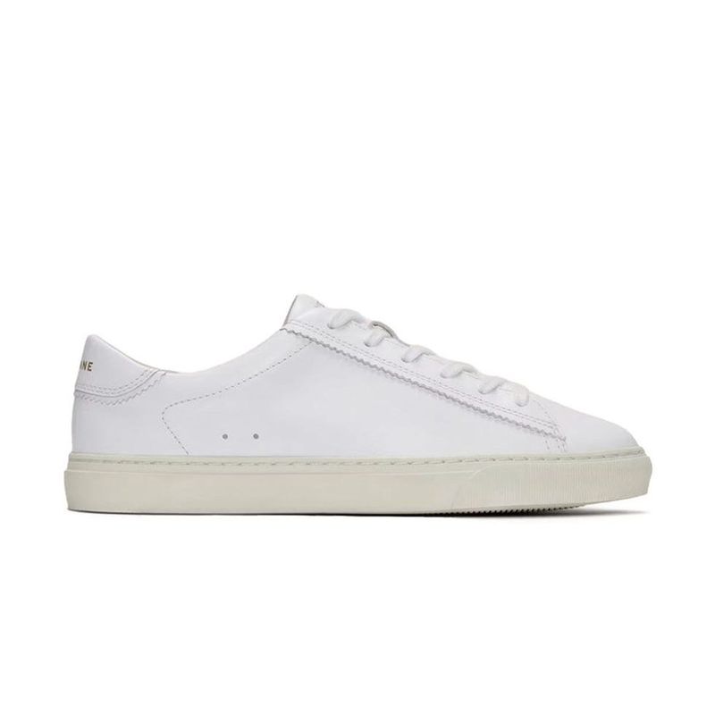 Crisp White Leather Sneakers