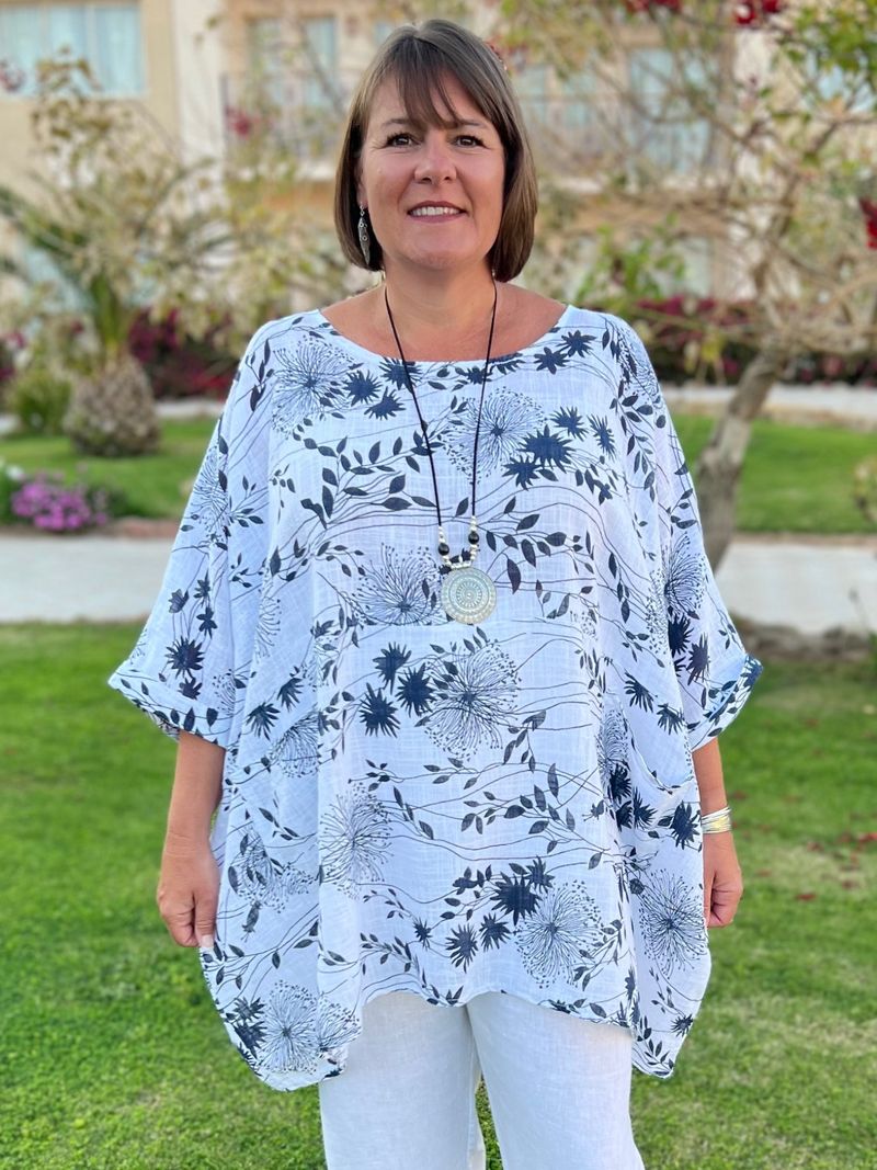 Oversized Floral Tunics Are Overwhelming