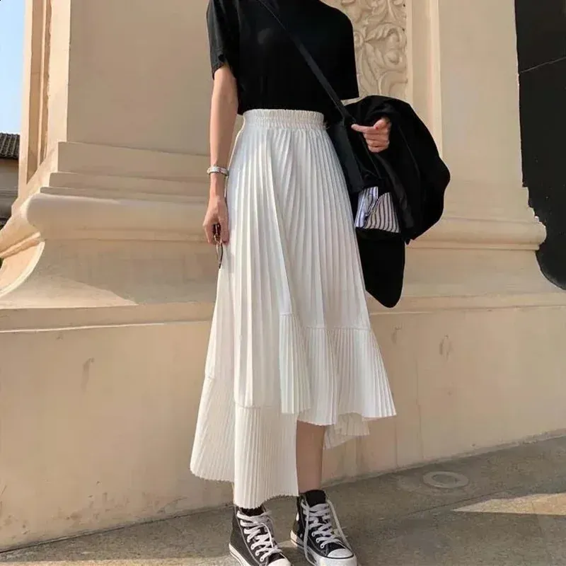 Asymmetrical Hemline Focus