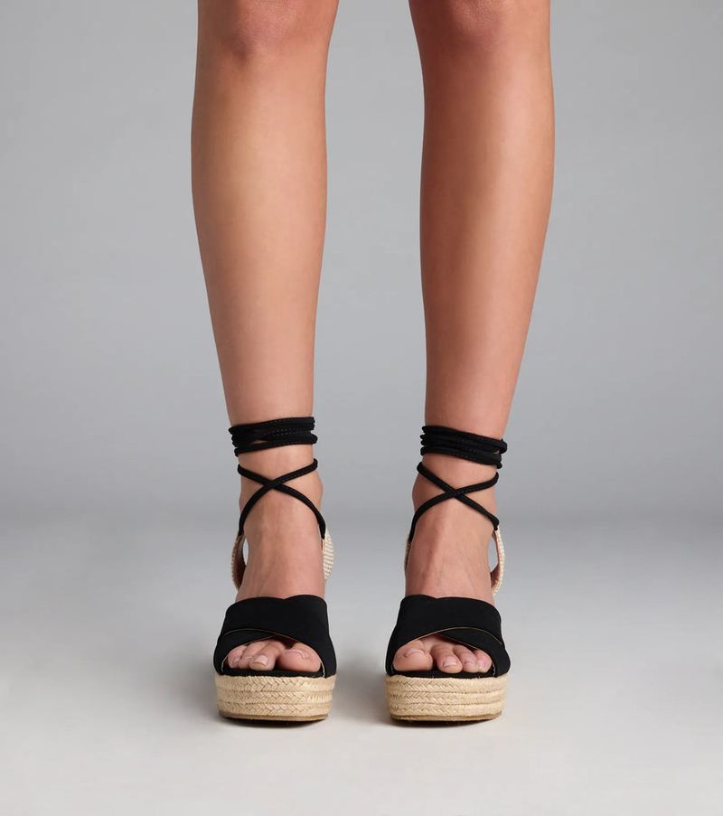 Lace-Up Sandals