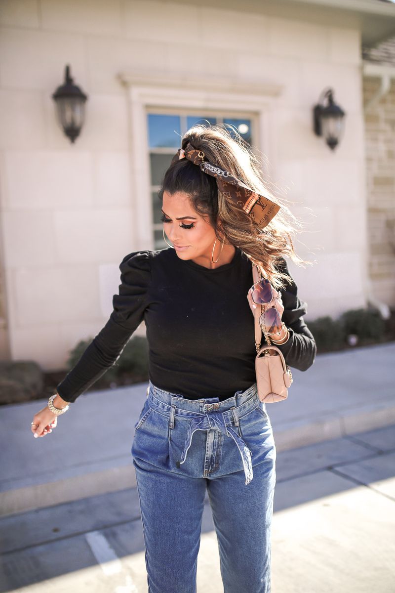 Paperbag Waist Denim Dominance