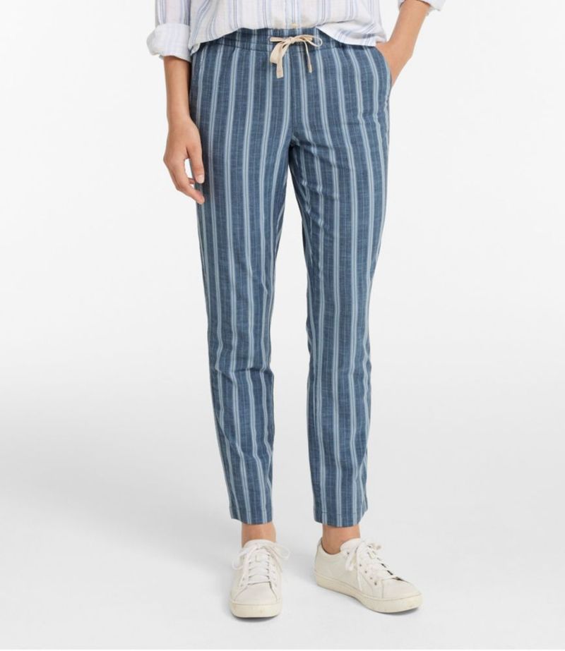 Chambray Tapered Trousers