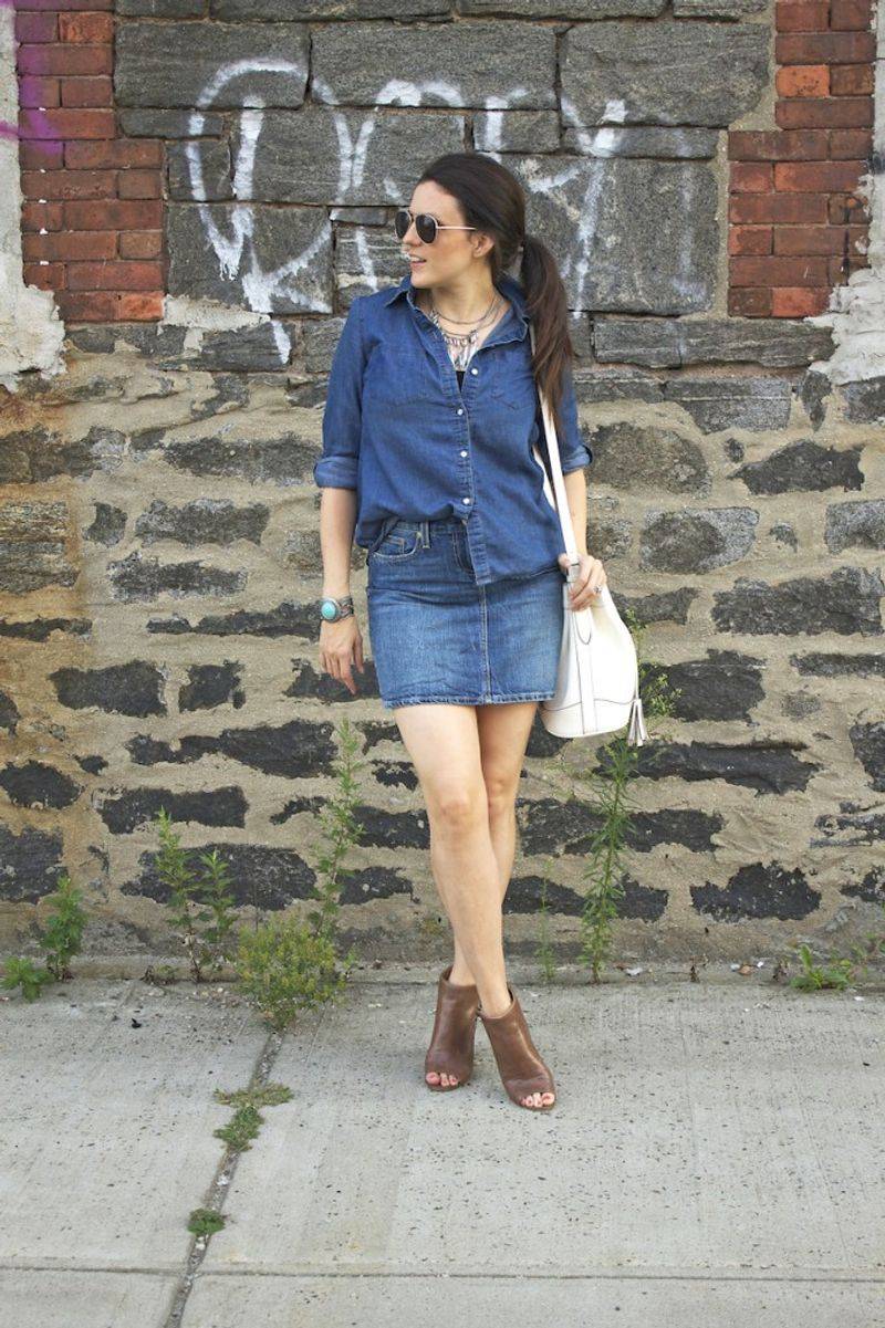 Denim-on-Denim Drama