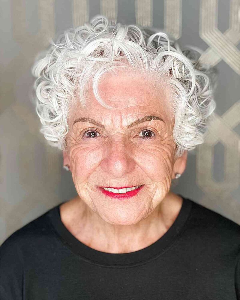 Voluminous Short Curls