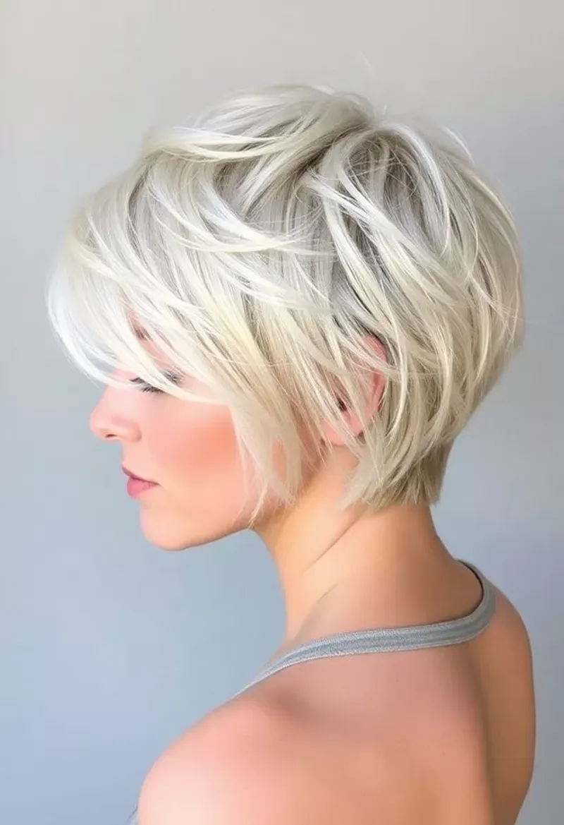 Wispy Layered Pixie