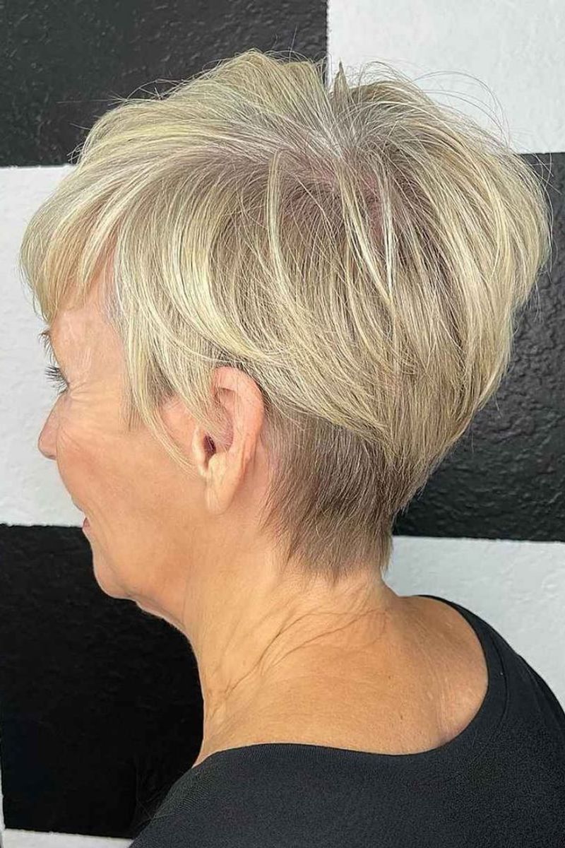 Textured Wedge with Side-Swept Front