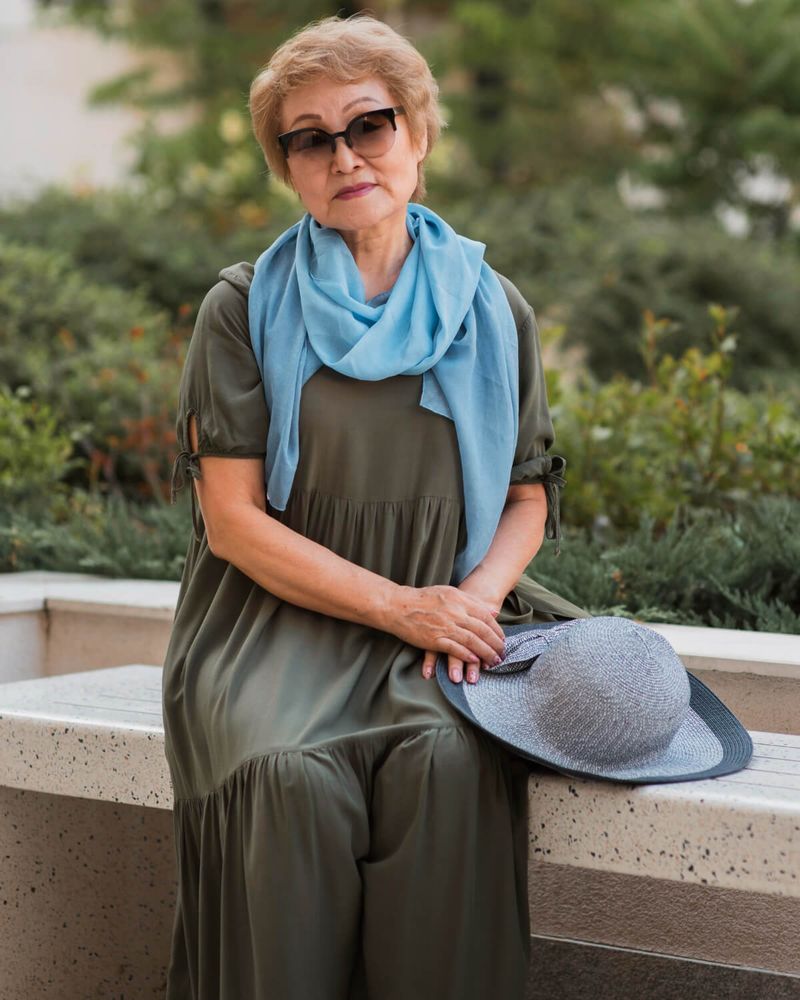 Turquoise and Olive Green