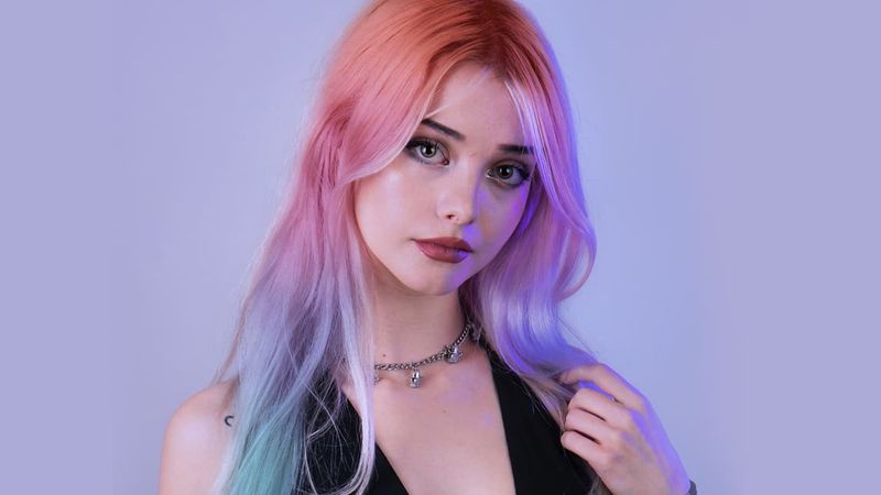 Unicorn-Colored Hair at Traditional Family Weddings