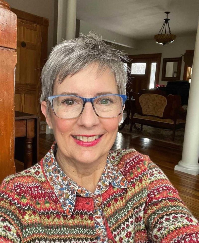 Choppy Pixie with Textured Fringe