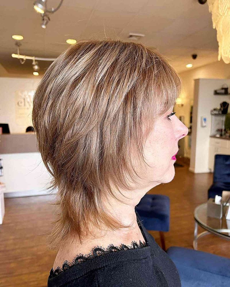 Choppy Shag Cuts On Fine Hair