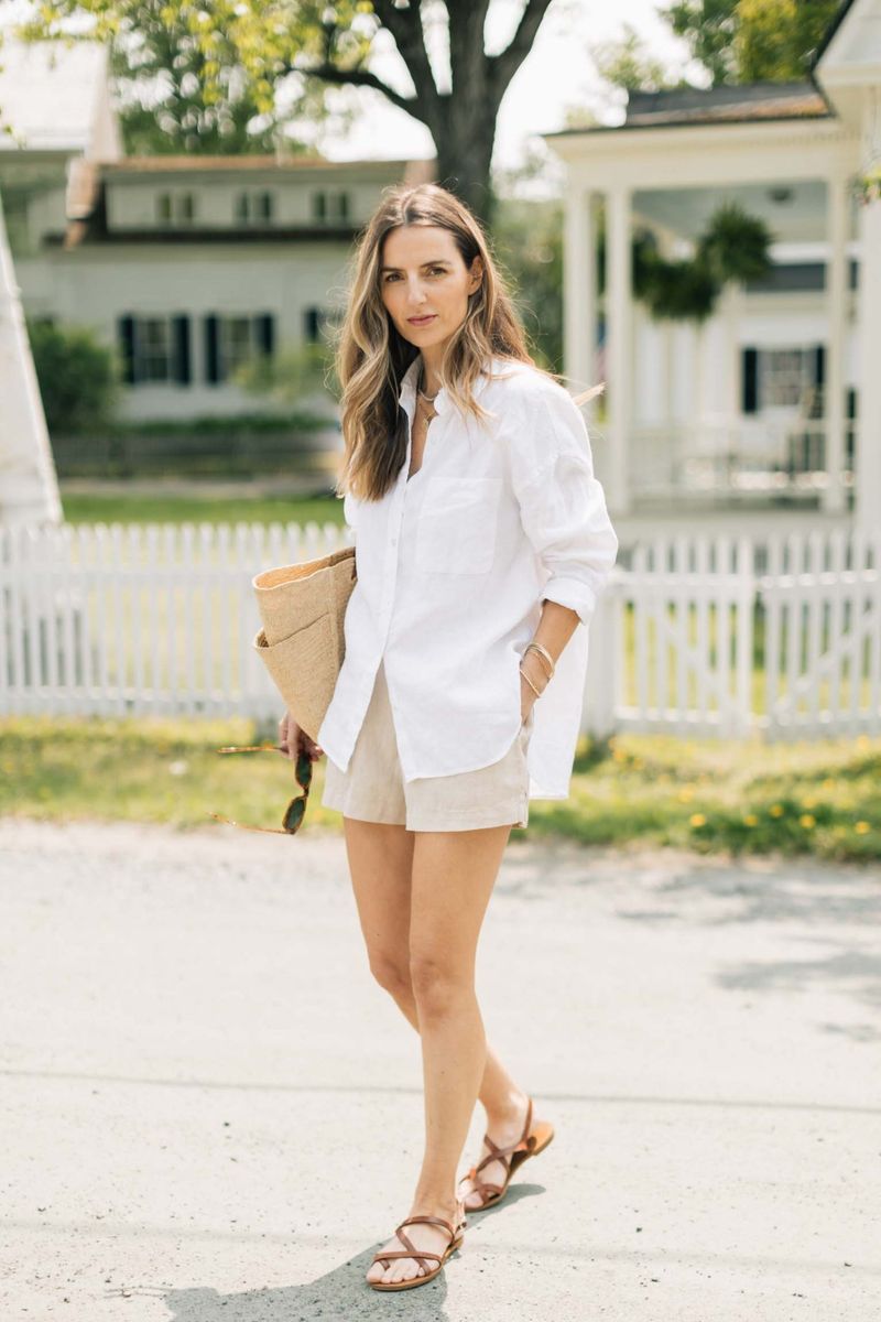 Linen Shorts Elegance