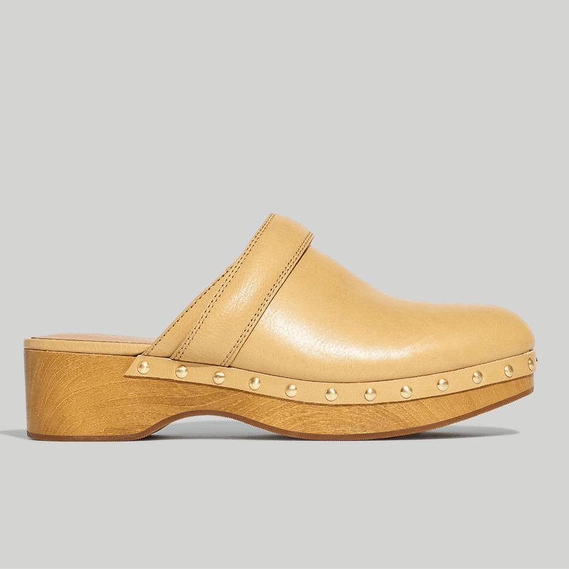 Sculptural Wooden Clogs