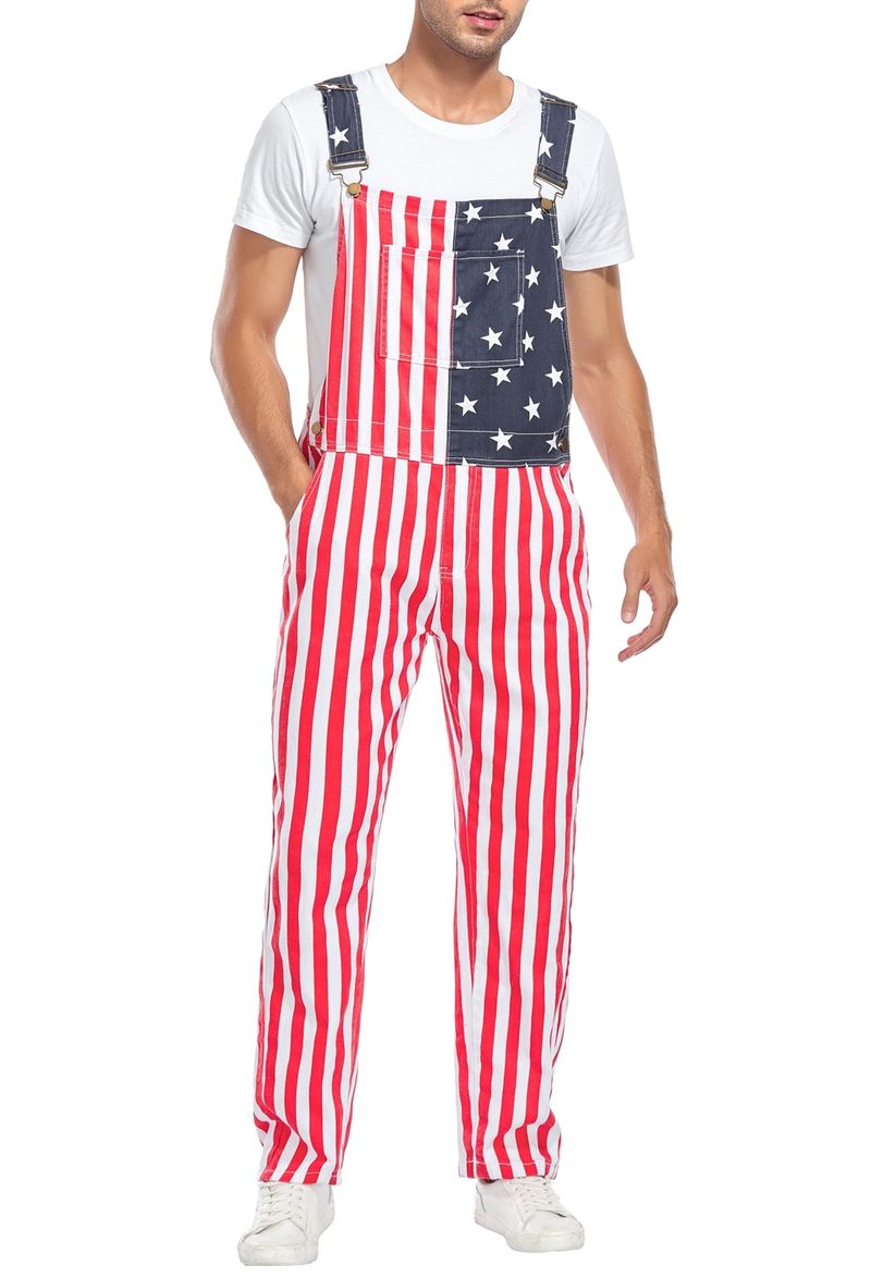 American Flag Overalls