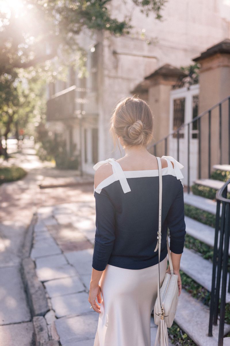 Lightweight Cardigan + Slip Skirt