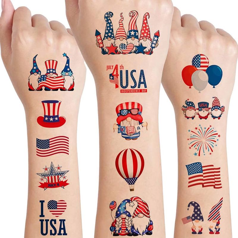 Patriotic Temporary Tattoos