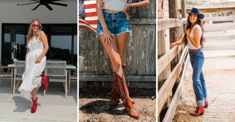 Step Into The Spirit Of July 4th With These 16 Cowboy Boot Outfits