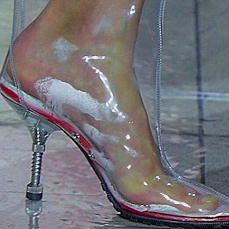 Plastic Transparent Heels