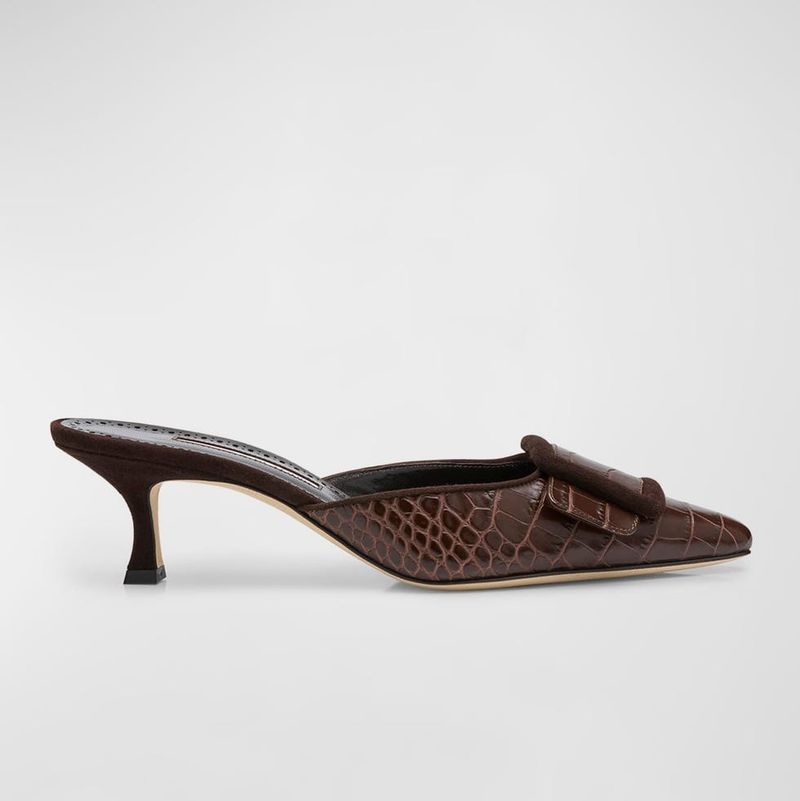 Elevated Leather Mules