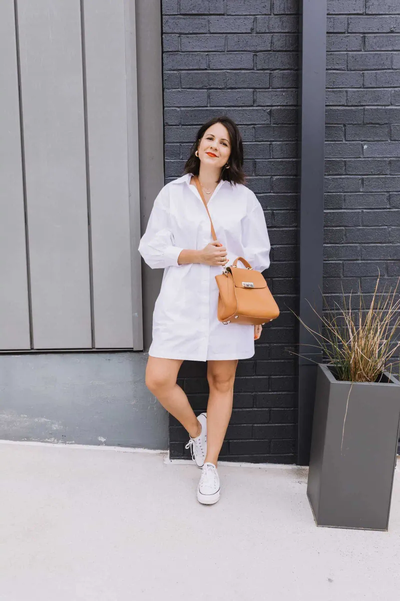 Button-Up Shirt Dress Brilliance
