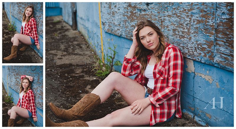 Patriotic Plaid and Weathered Boots