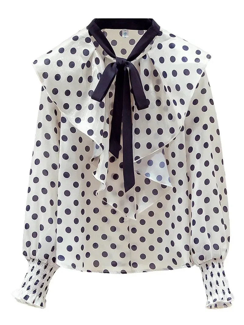 Polka Dot Retro Tie-Waist