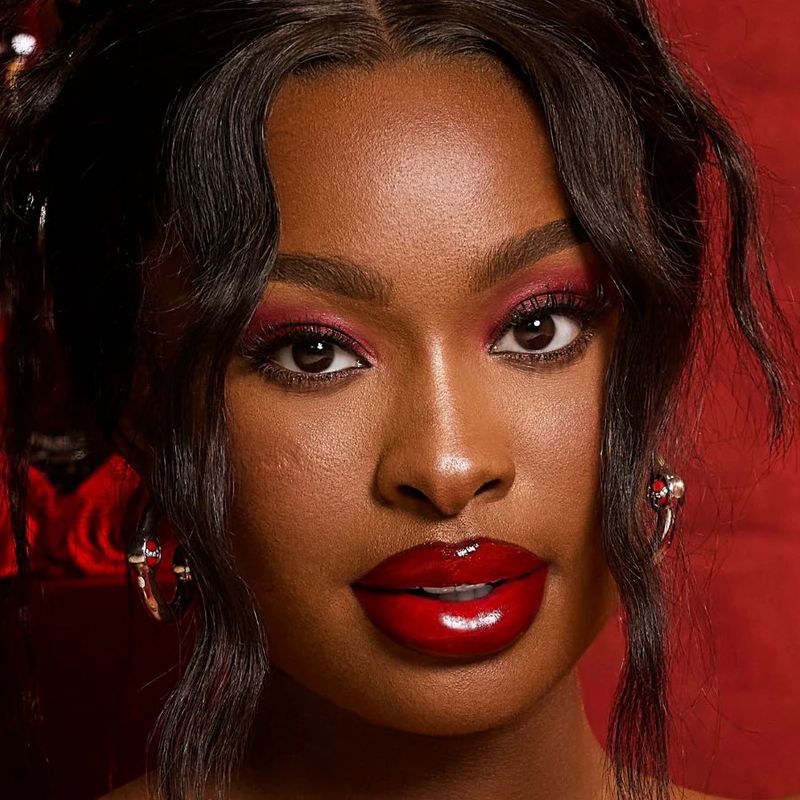 Bold Red Lipstick