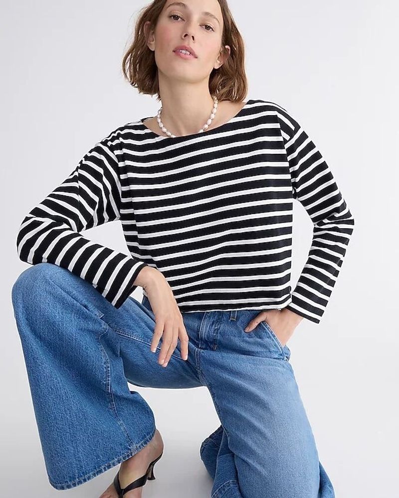 Classic Striped Boatneck