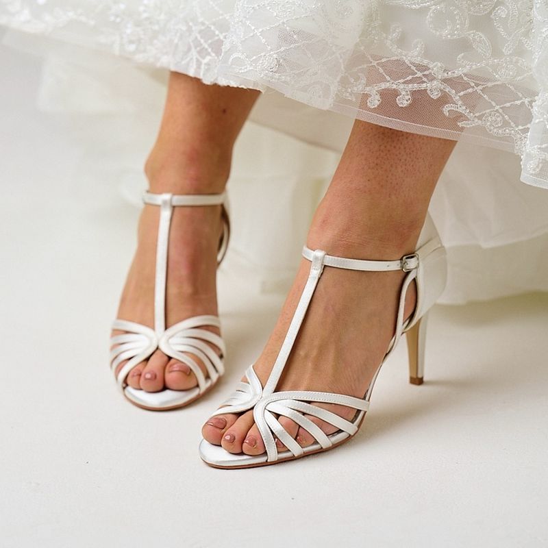 Elegant T-Strap Sandals