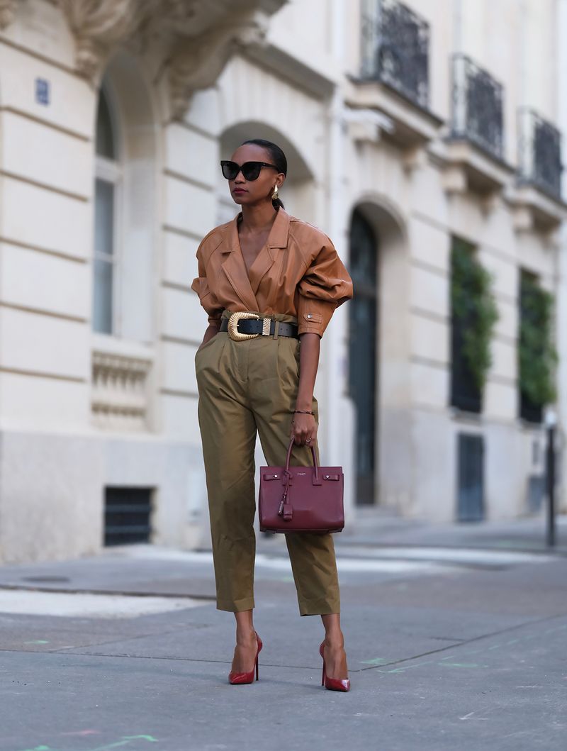 Tailored Cropped Trousers