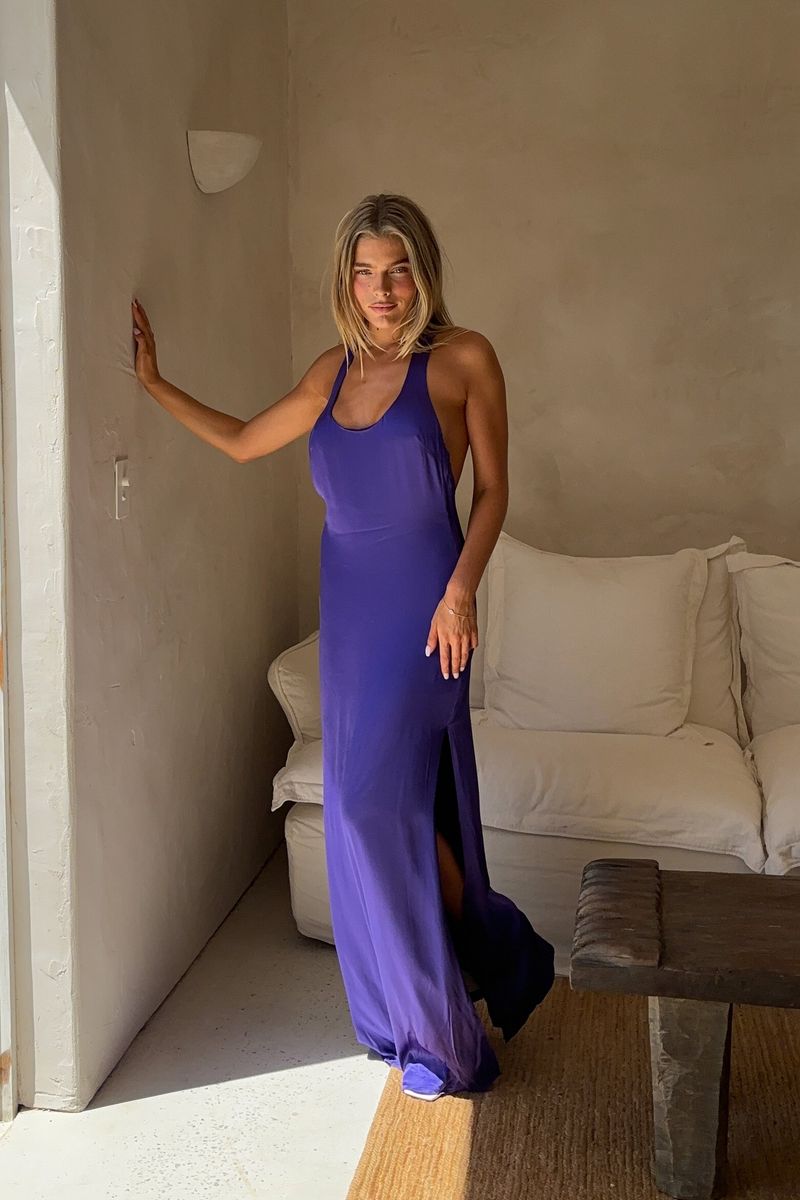 Racerback Maxi with Side Slit