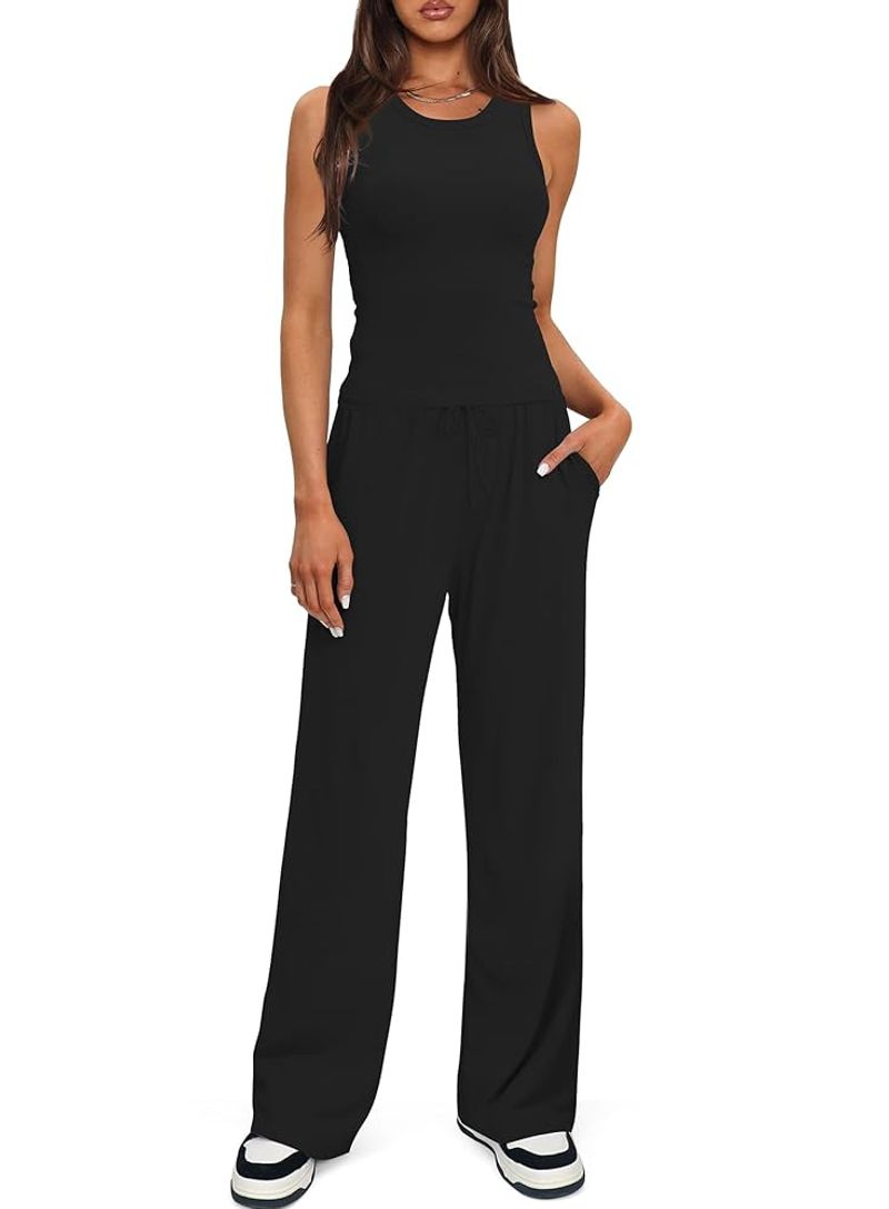 Wide-Leg Pants + Fitted Tank