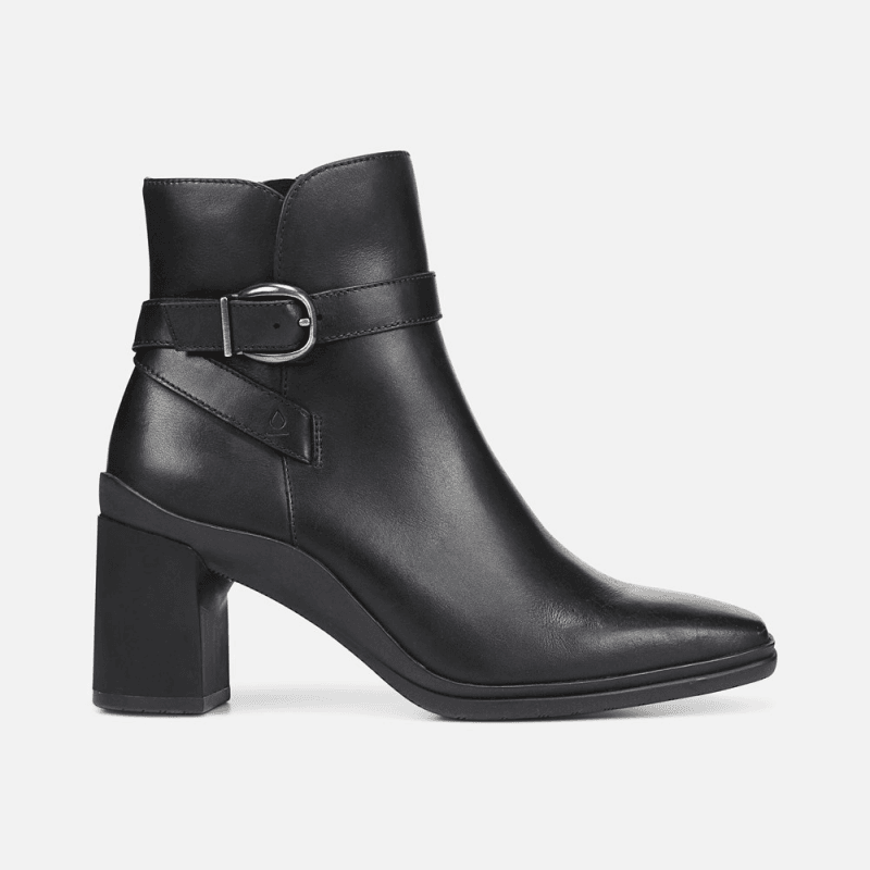 Mixed-Material Ankle Boots